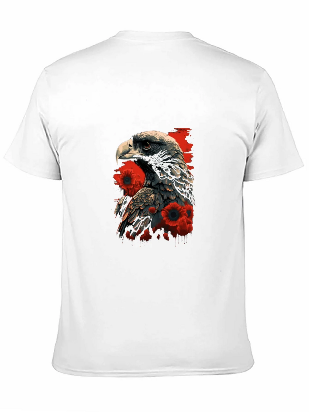 Eagle & Poppy Graphic Tee - Black