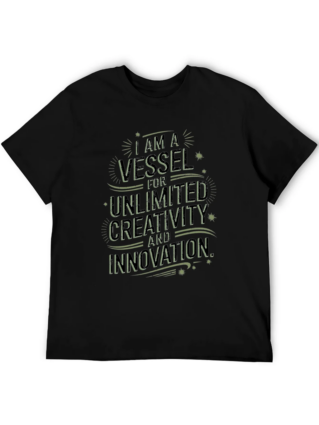 Inspirational Graphic Tee - Vessel for Creativity