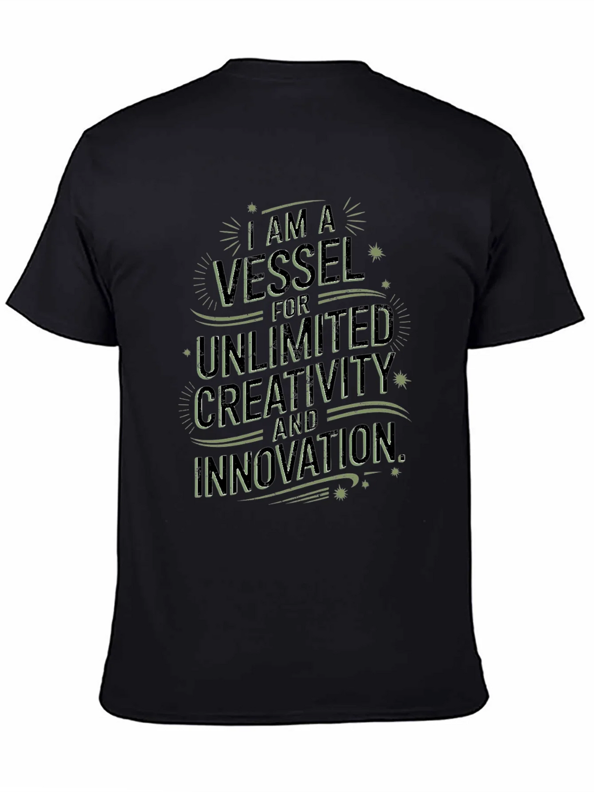 Inspirational Graphic Tee - Vessel for Creativity