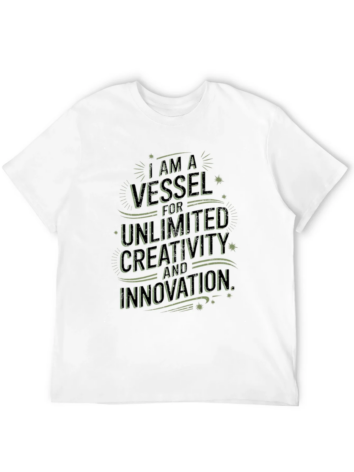 Inspirational Graphic Tee - Vessel for Creativity