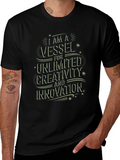 Inspirational Graphic Tee - Vessel for Creativity