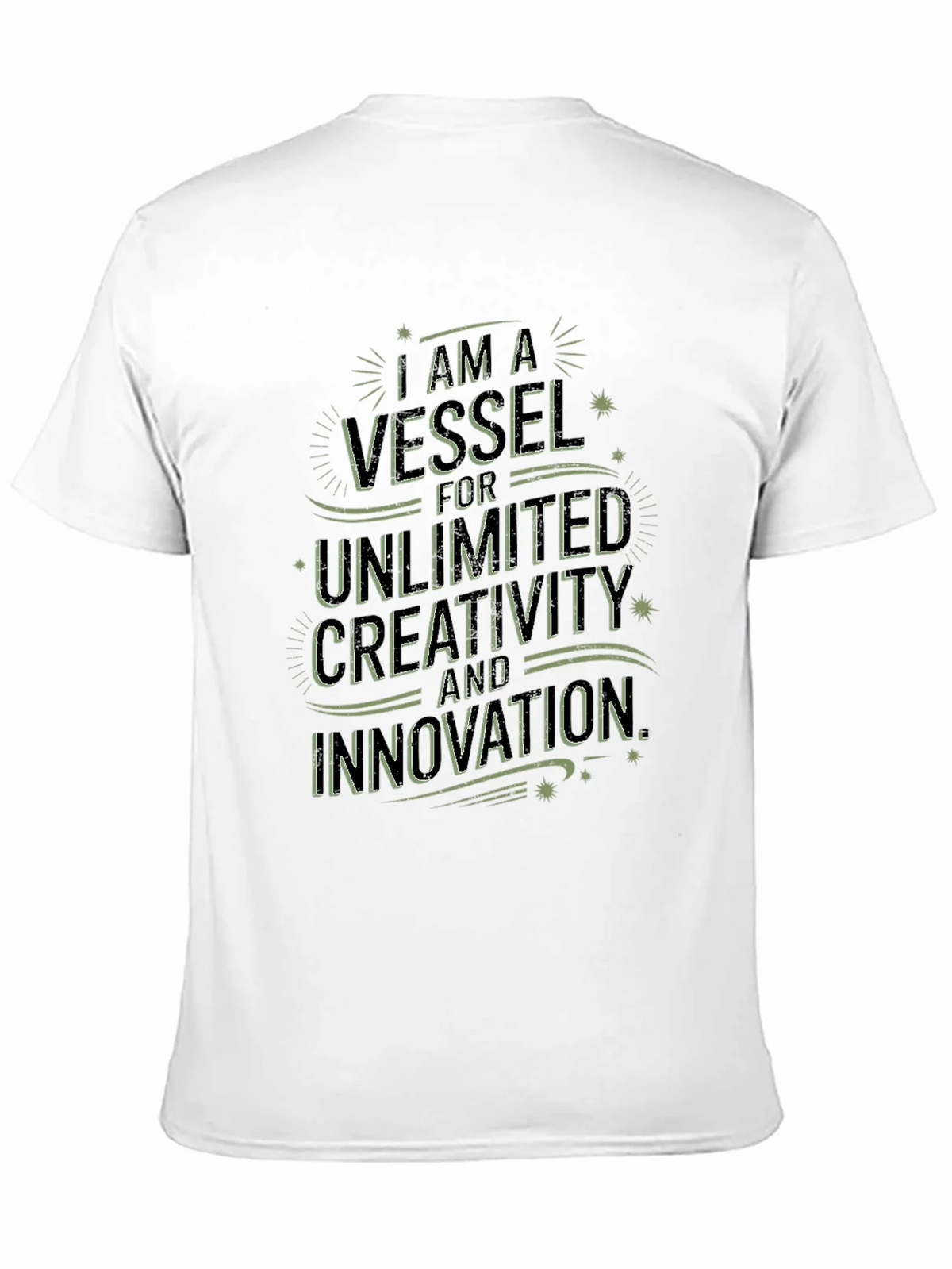 Inspirational Graphic Tee - Vessel for Creativity