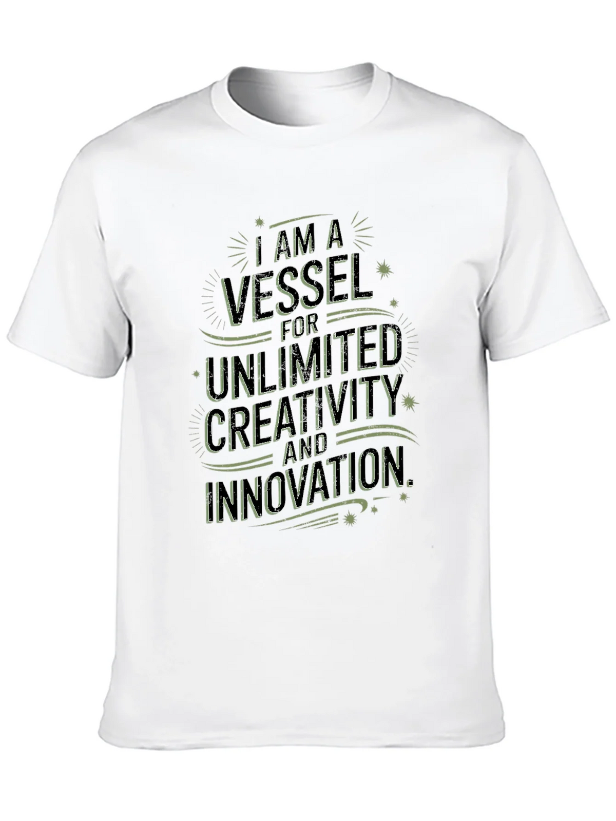 Inspirational Graphic Tee - Vessel for Creativity