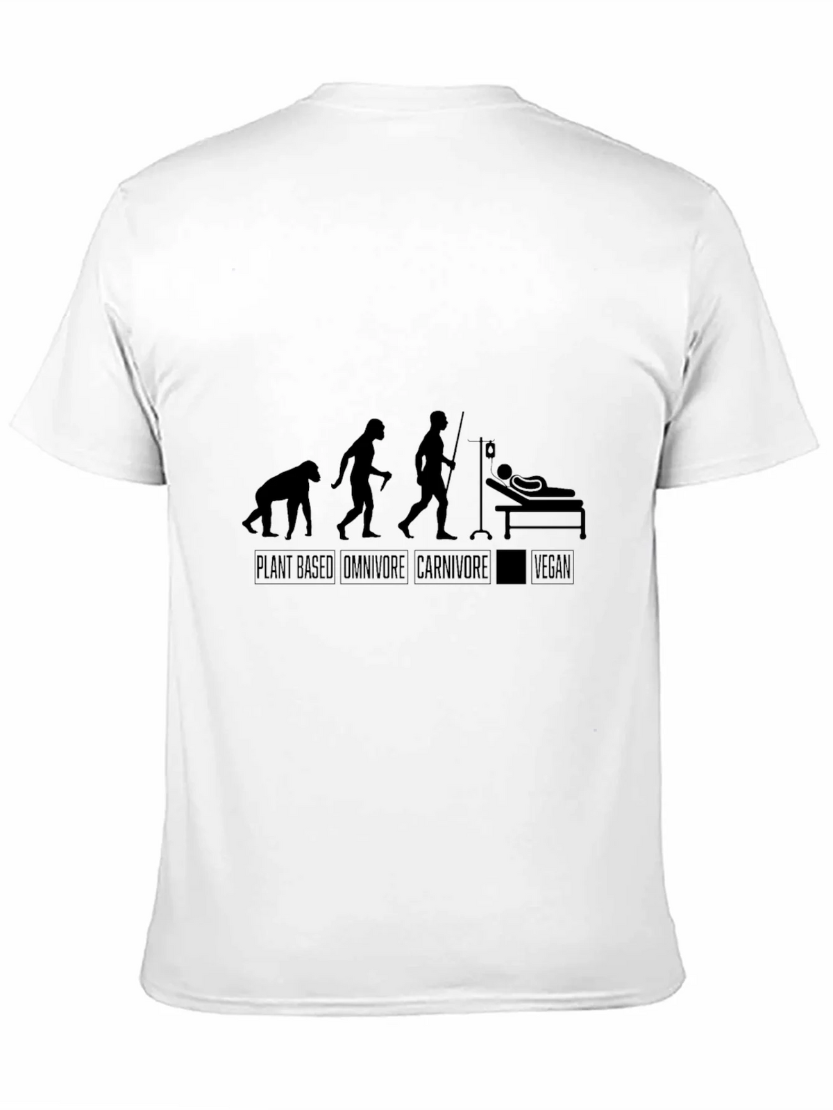 Vegan Evolution Black T-Shirt