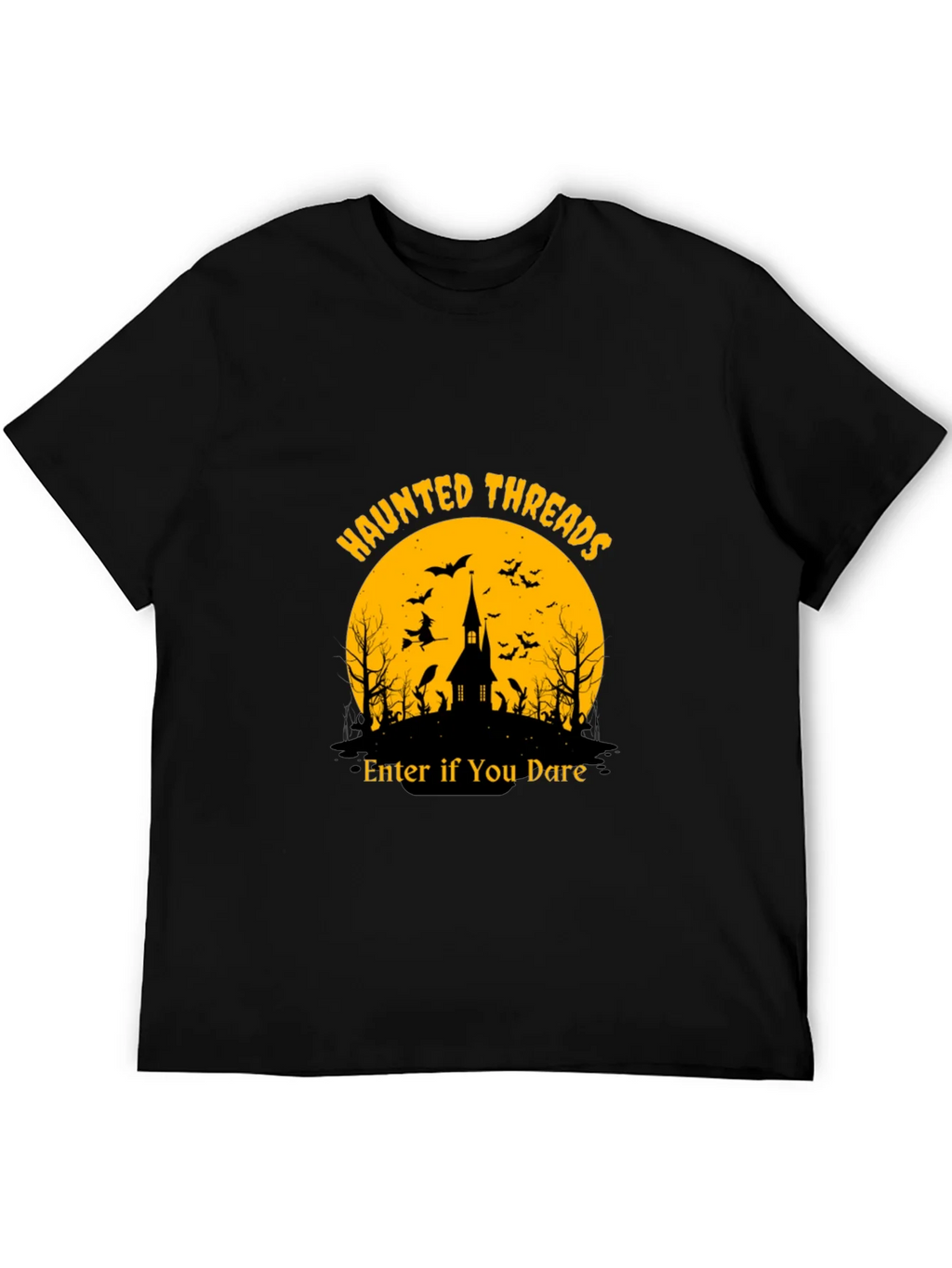 Haunted Threads Halloween T-Shirt