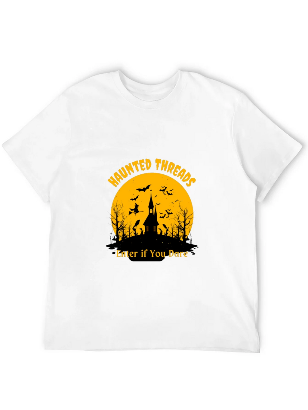 Haunted Threads Halloween T-Shirt
