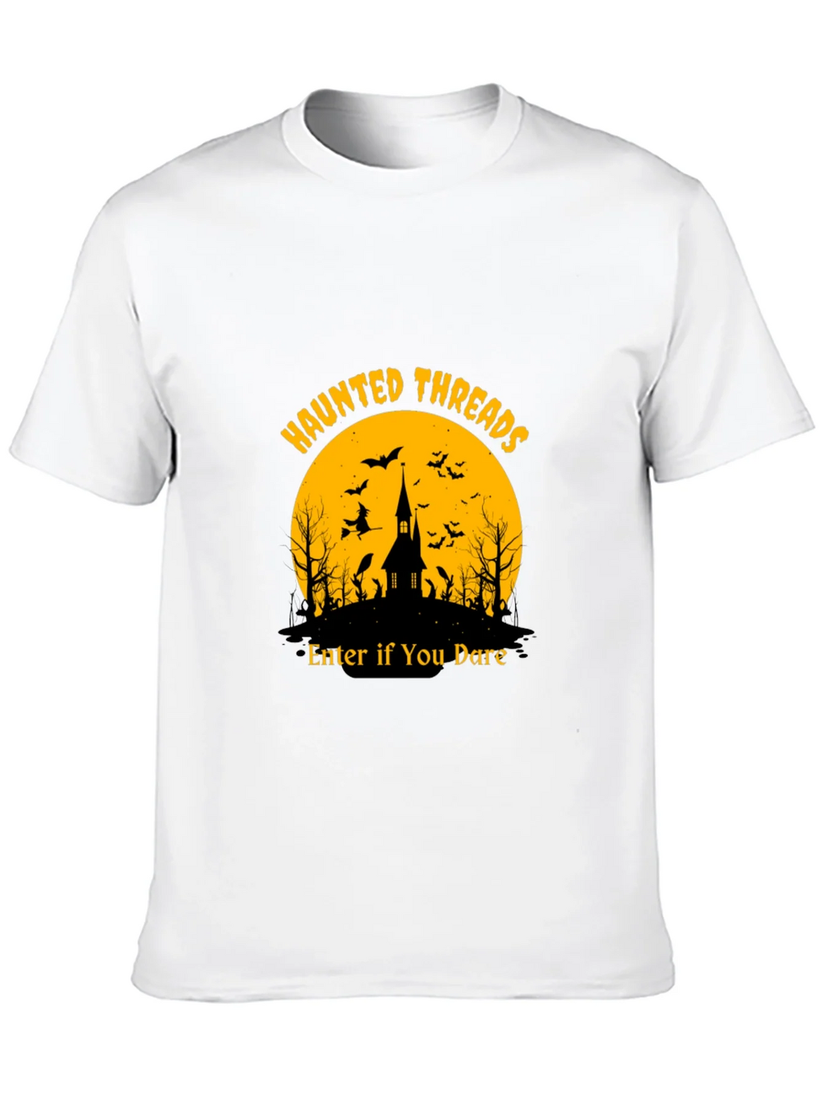 Haunted Threads Halloween T-Shirt