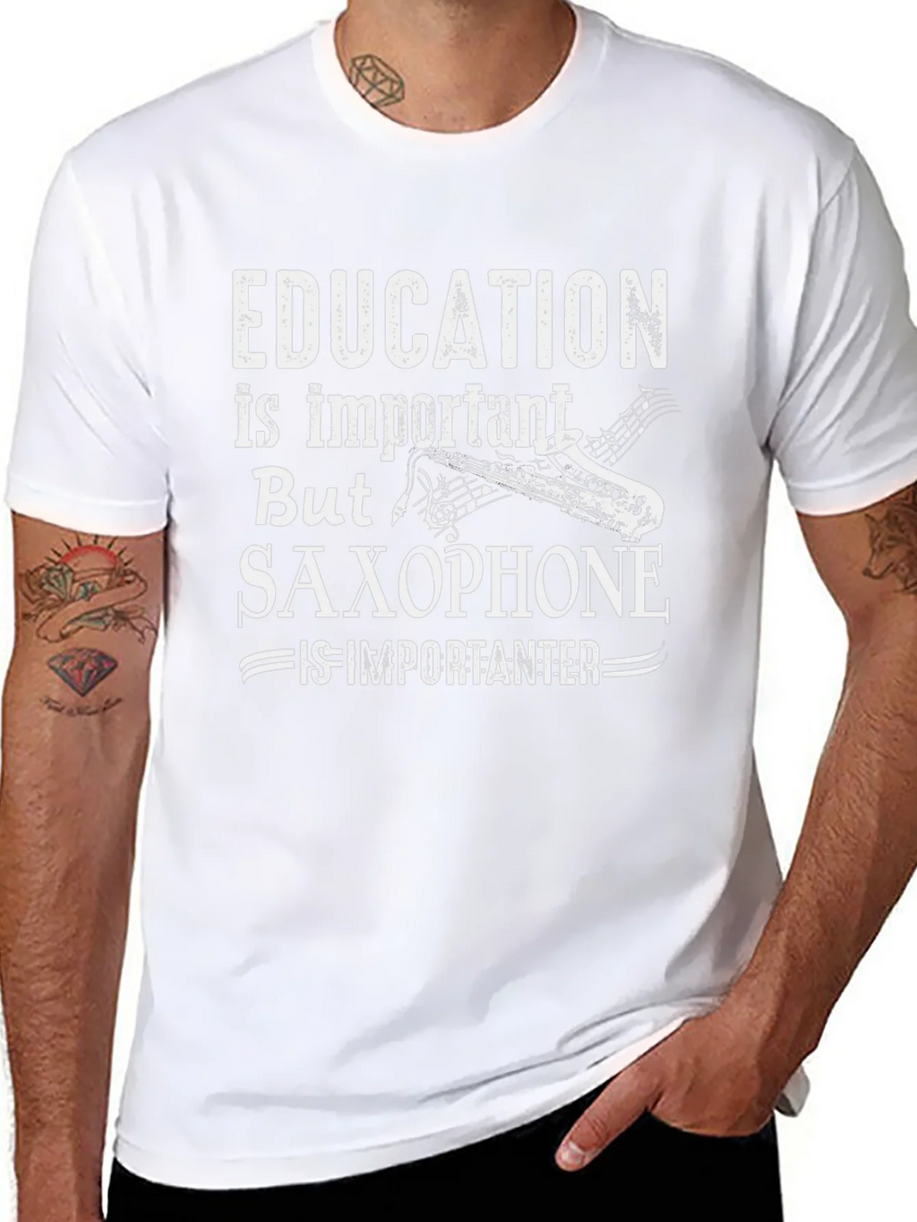 Education Saxophone Graphic Tee