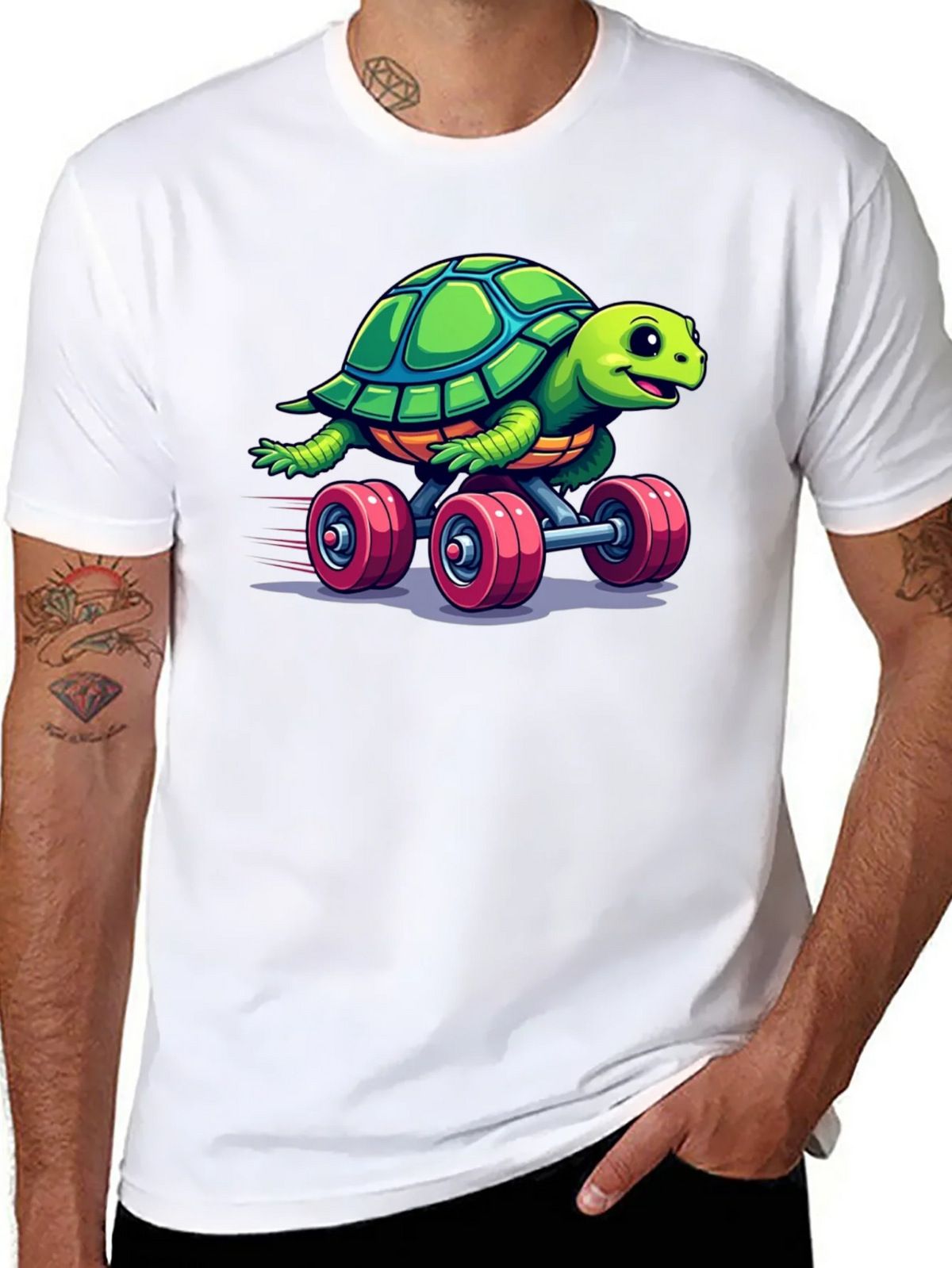 Turtle Skateboard Graphic Tee