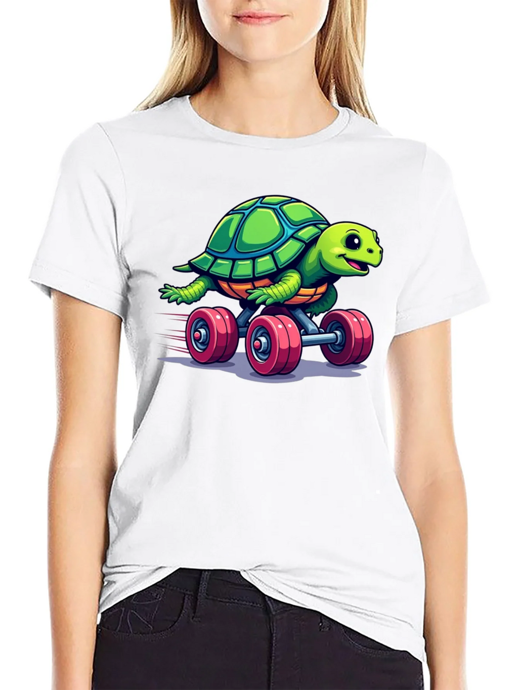 Turtle Skateboard Graphic Tee