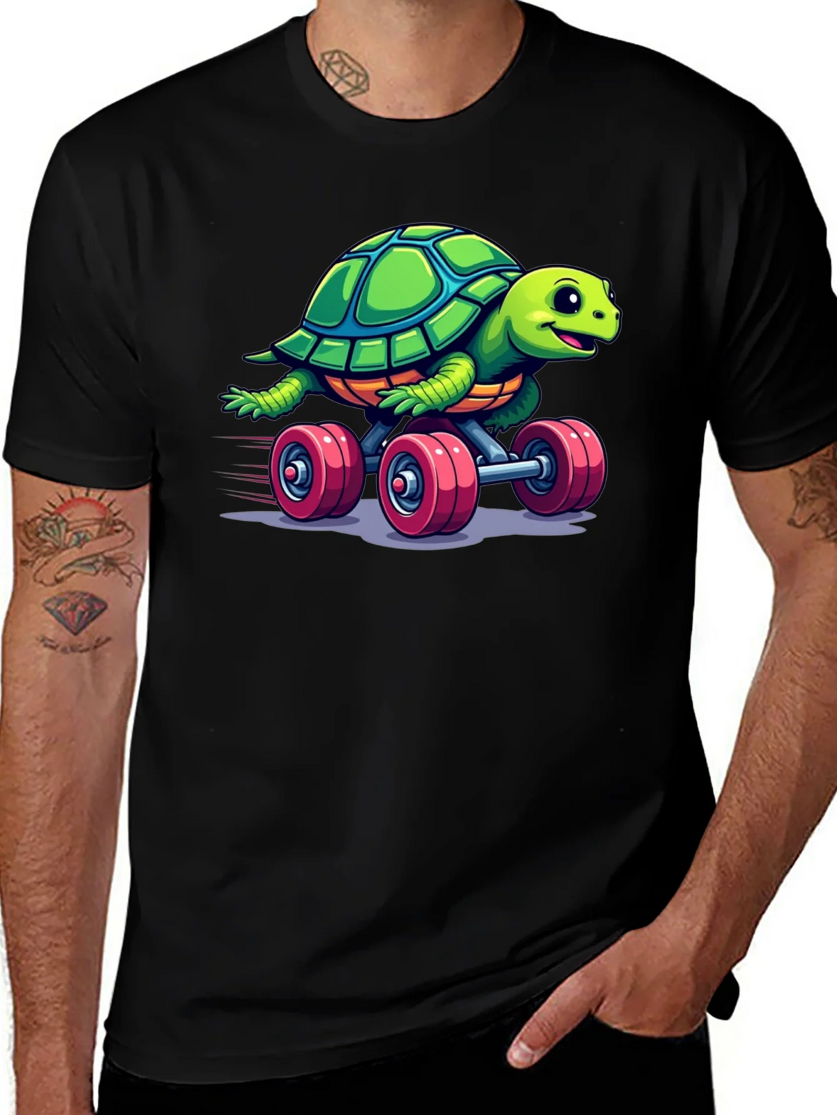 Turtle Skateboard Graphic Tee
