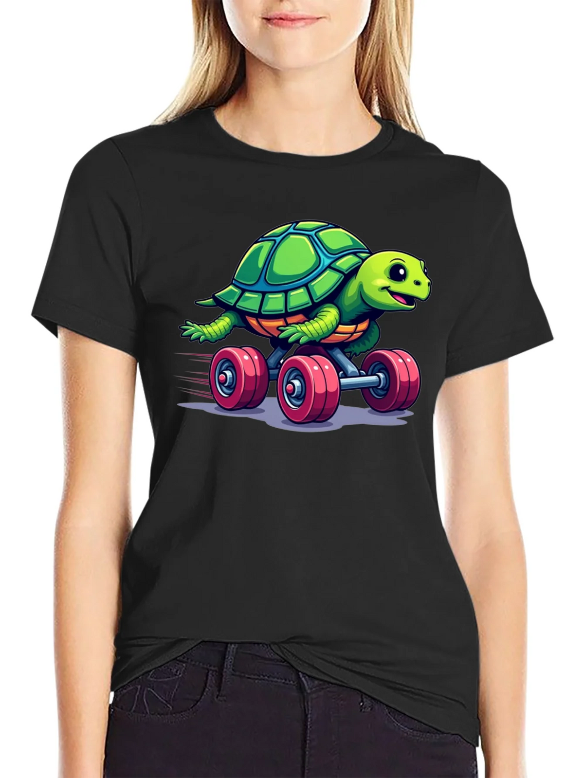 Turtle Skateboard Graphic Tee