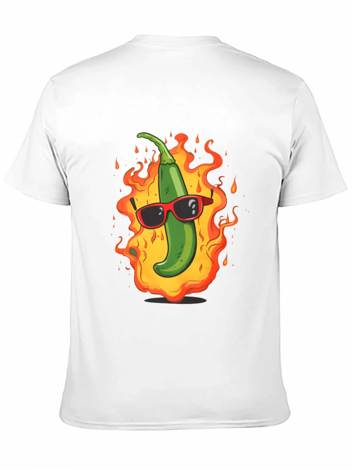 Spicy Hot Pepper Graphic Tee - Cool & Casual