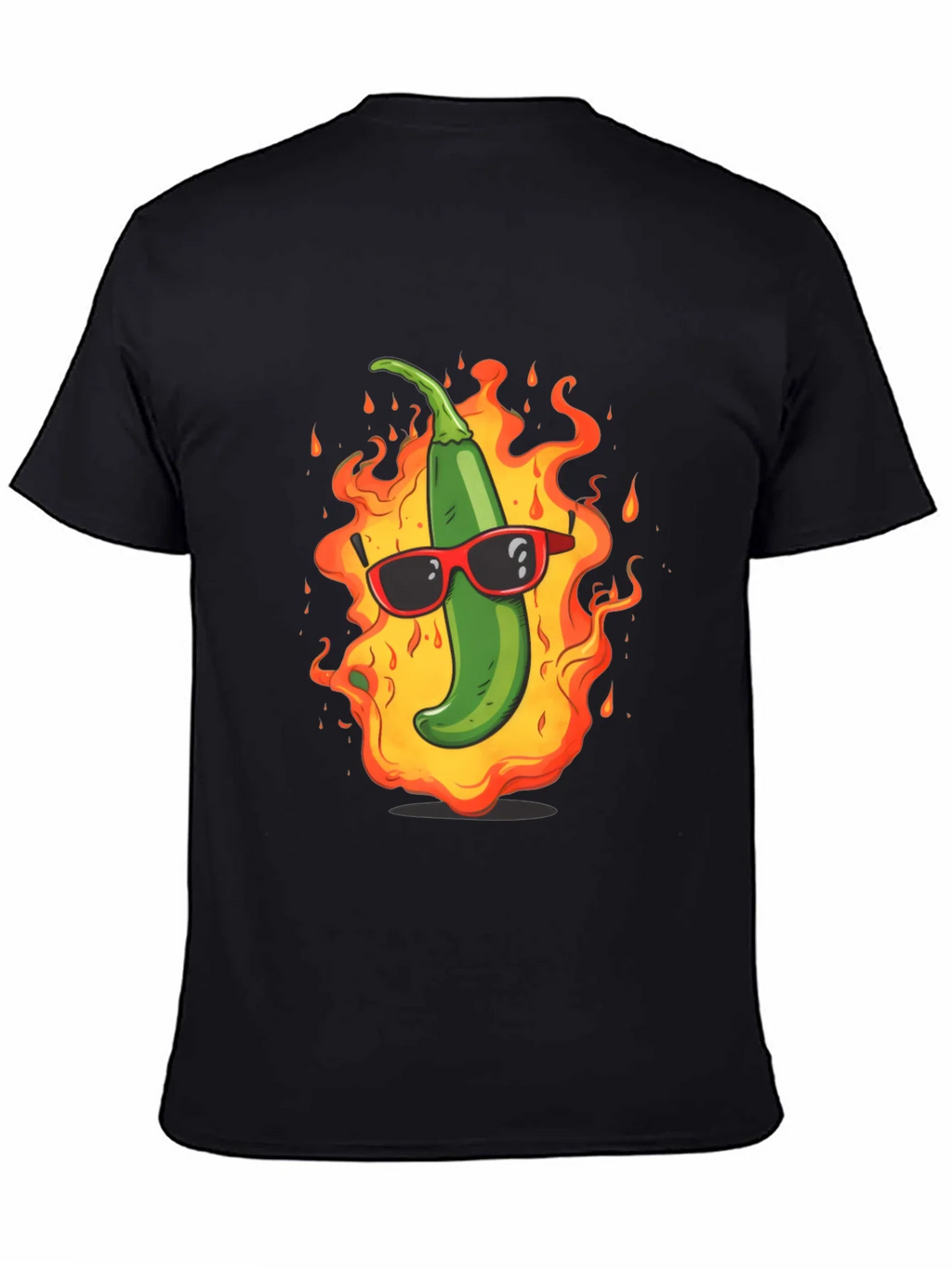 Spicy Hot Pepper Graphic Tee - Cool & Casual