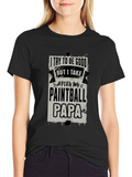 Paintball Papa Graphic Tee - Cool Dad Gift