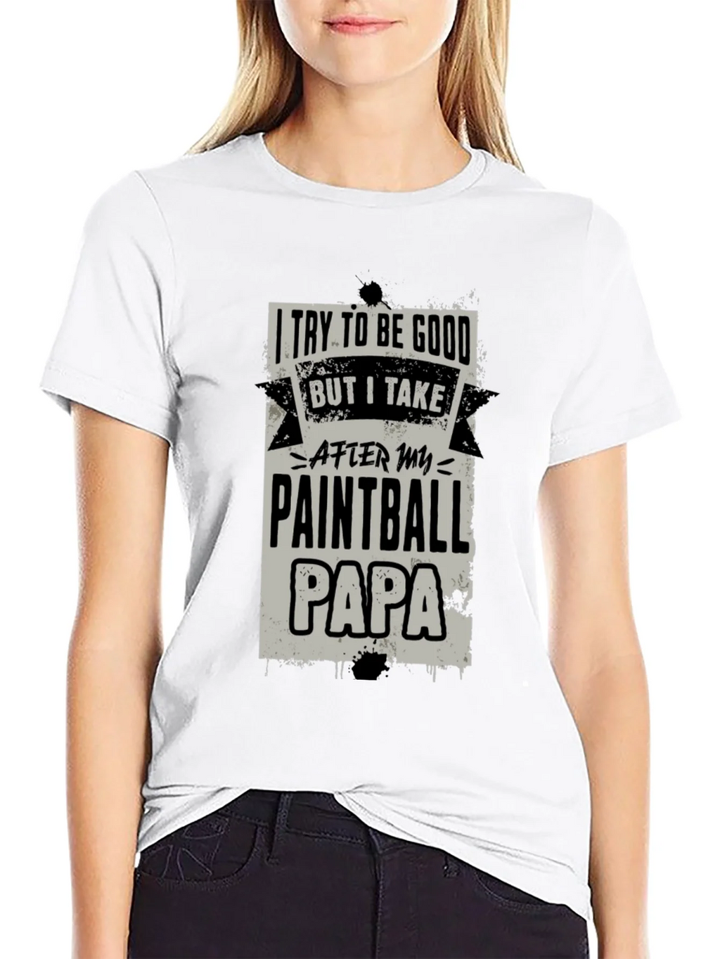 Paintball Papa Graphic Tee - Cool Dad Gift