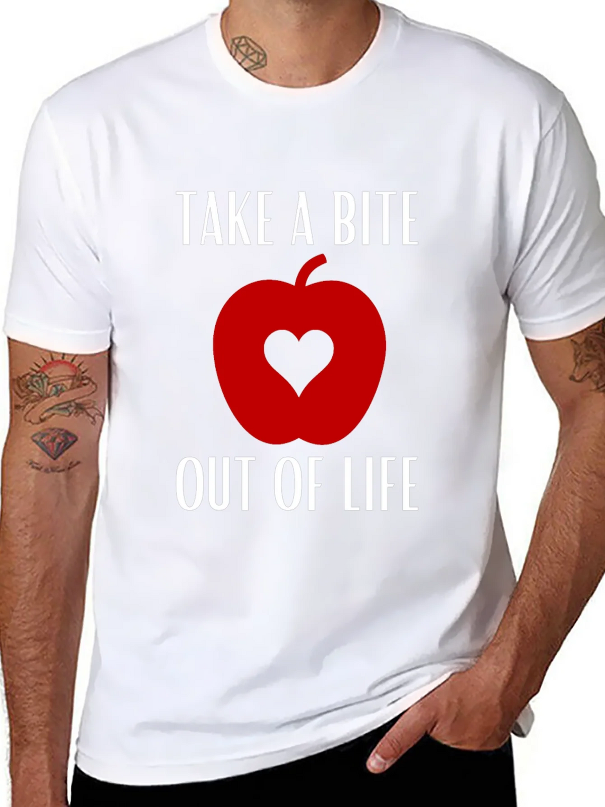 Take a Bite Out of Life Graphic Tee