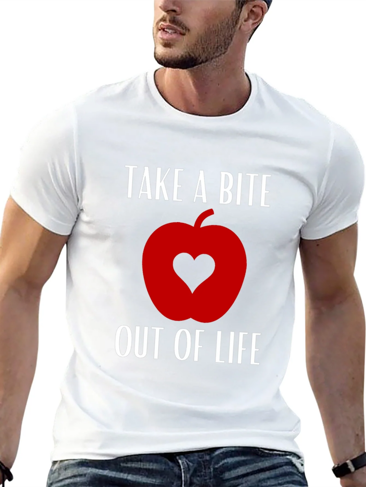 Take a Bite Out of Life Graphic Tee
