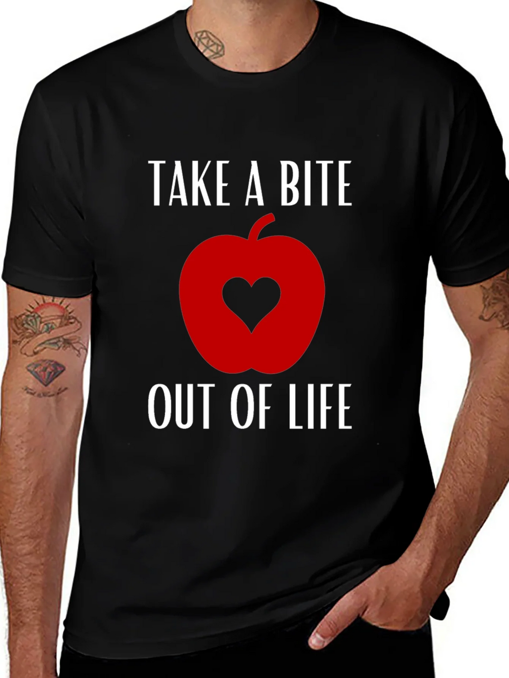 Take a Bite Out of Life Graphic Tee