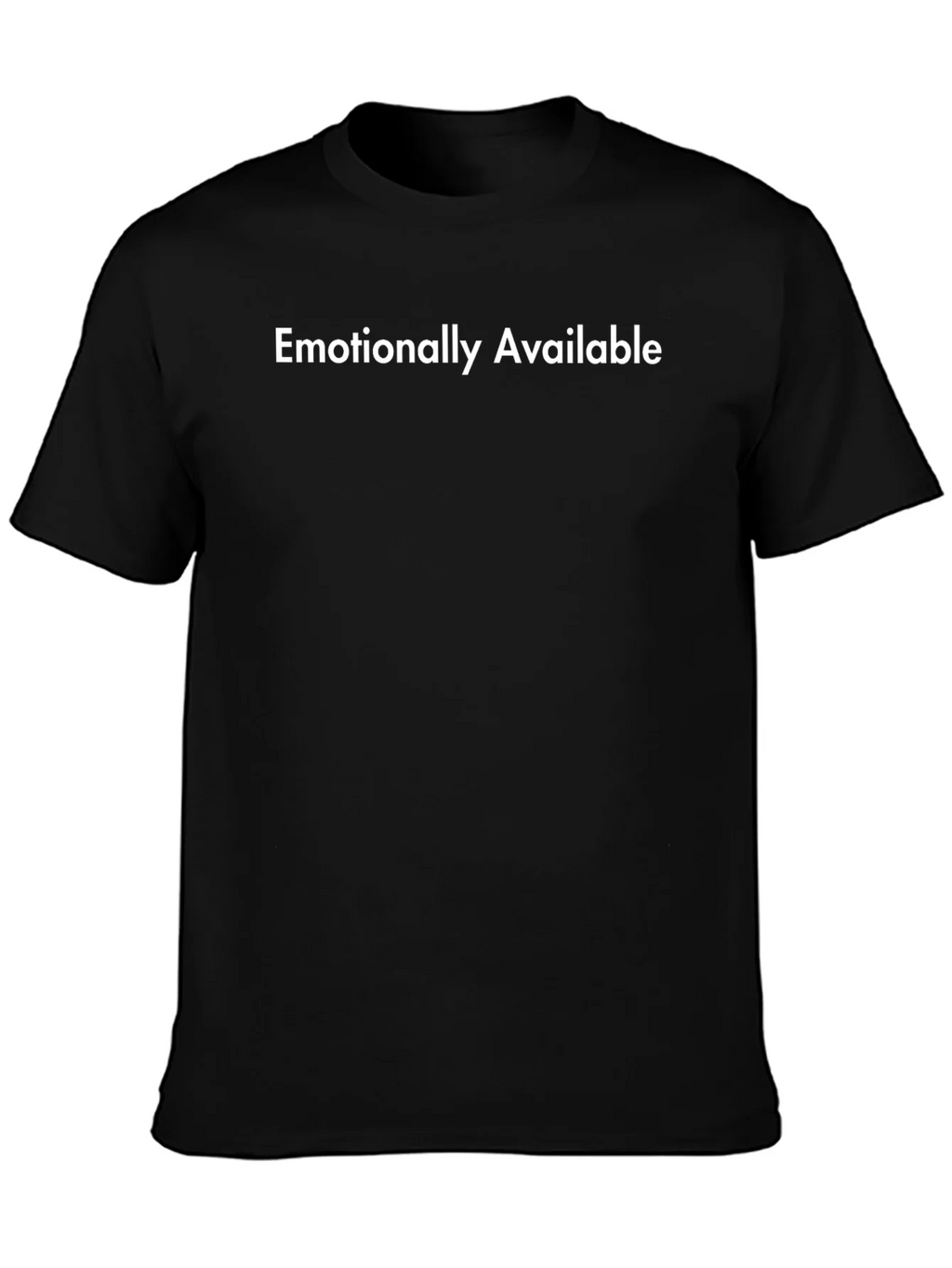 Emotionally Available Graphic Tee - Black