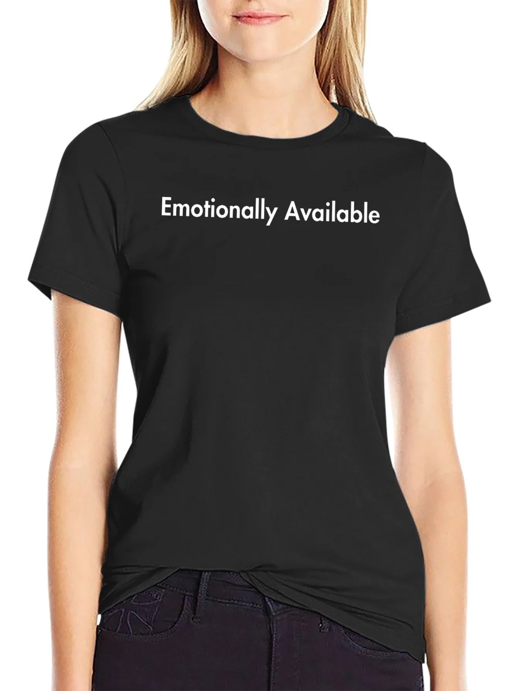 Emotionally Available Graphic Tee - Black