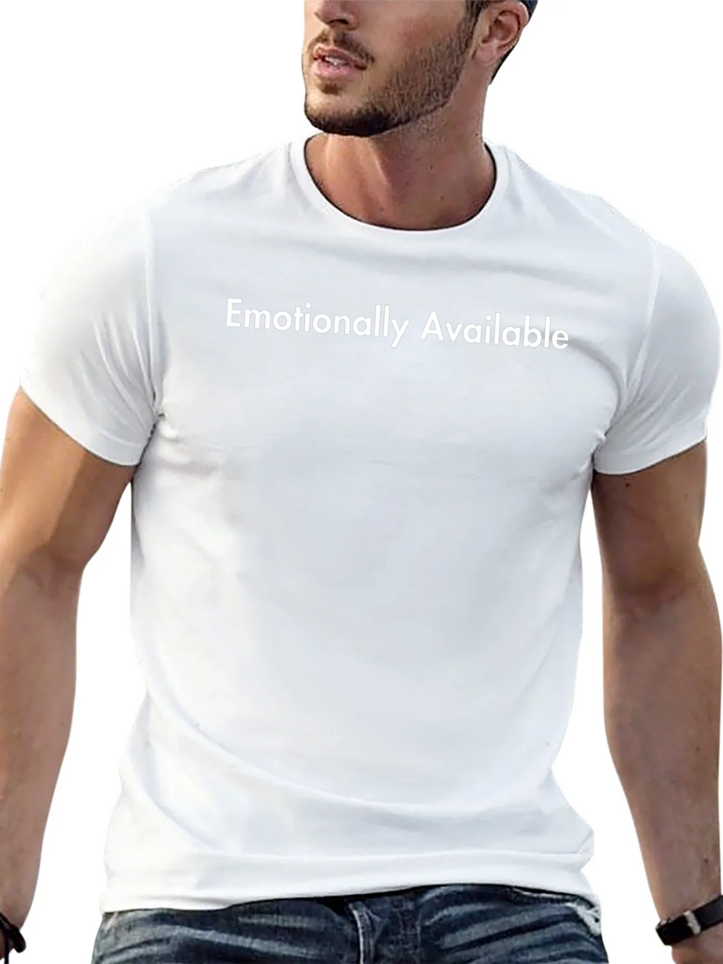 Emotionally Available Graphic Tee - Black
